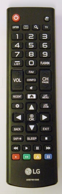 LG AKB74915305 (AGF76631052) Smart TV Remote Control